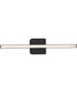 Phase 4 24 in. Medium Modern Integrated 3CCT Integrated LED Linear Vanity Light Matte Black