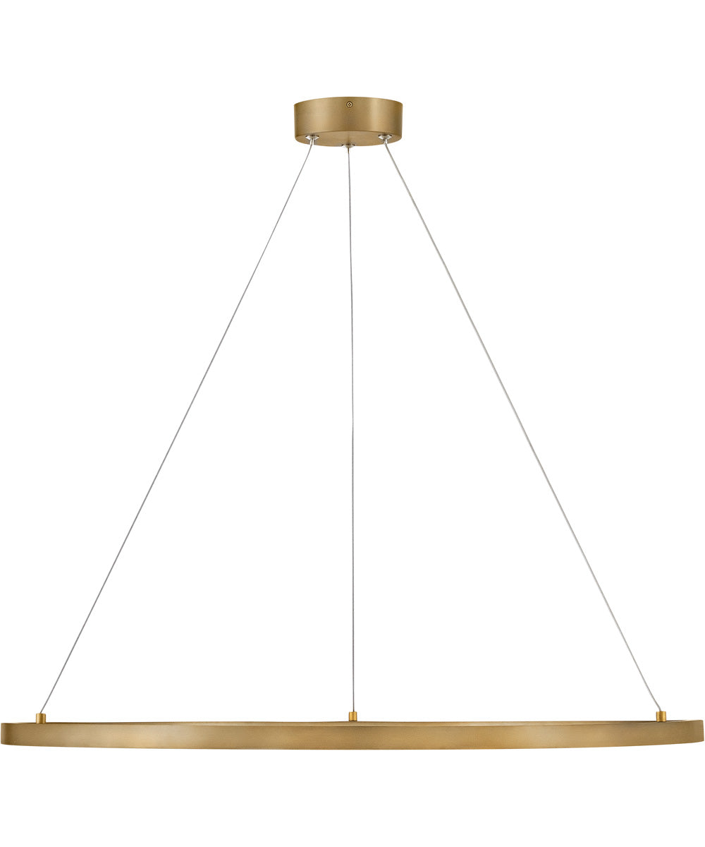 Kenna LED-Light Large Single Tier in Lacquered Brass