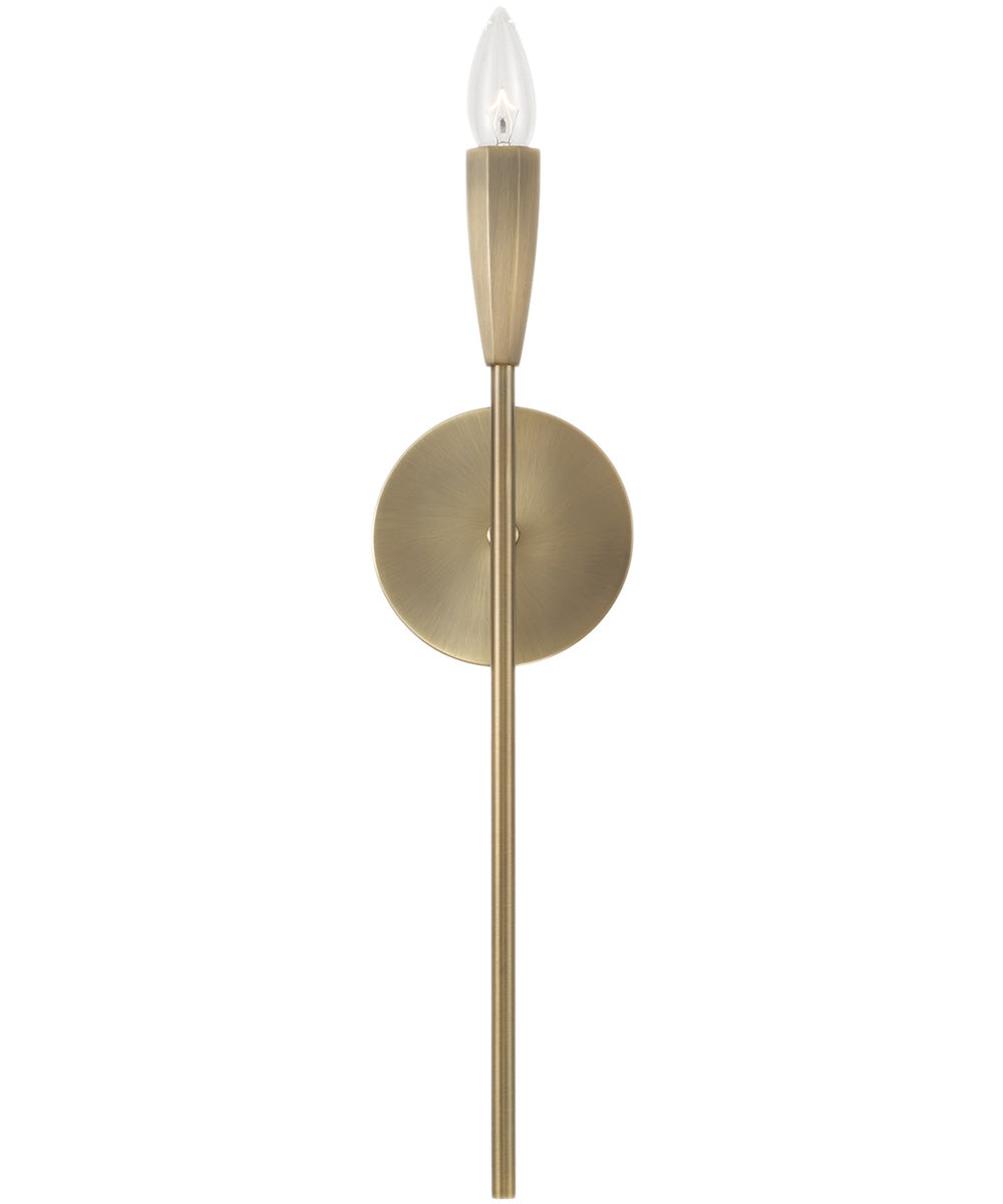 Palmer 1-Light Sconce Antiqued Brass