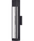 Vapor 1-Light Medium Wall Mount Lantern in Black