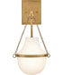 Collins 1-Light Medium Single Light Sconce in Heritage Brass