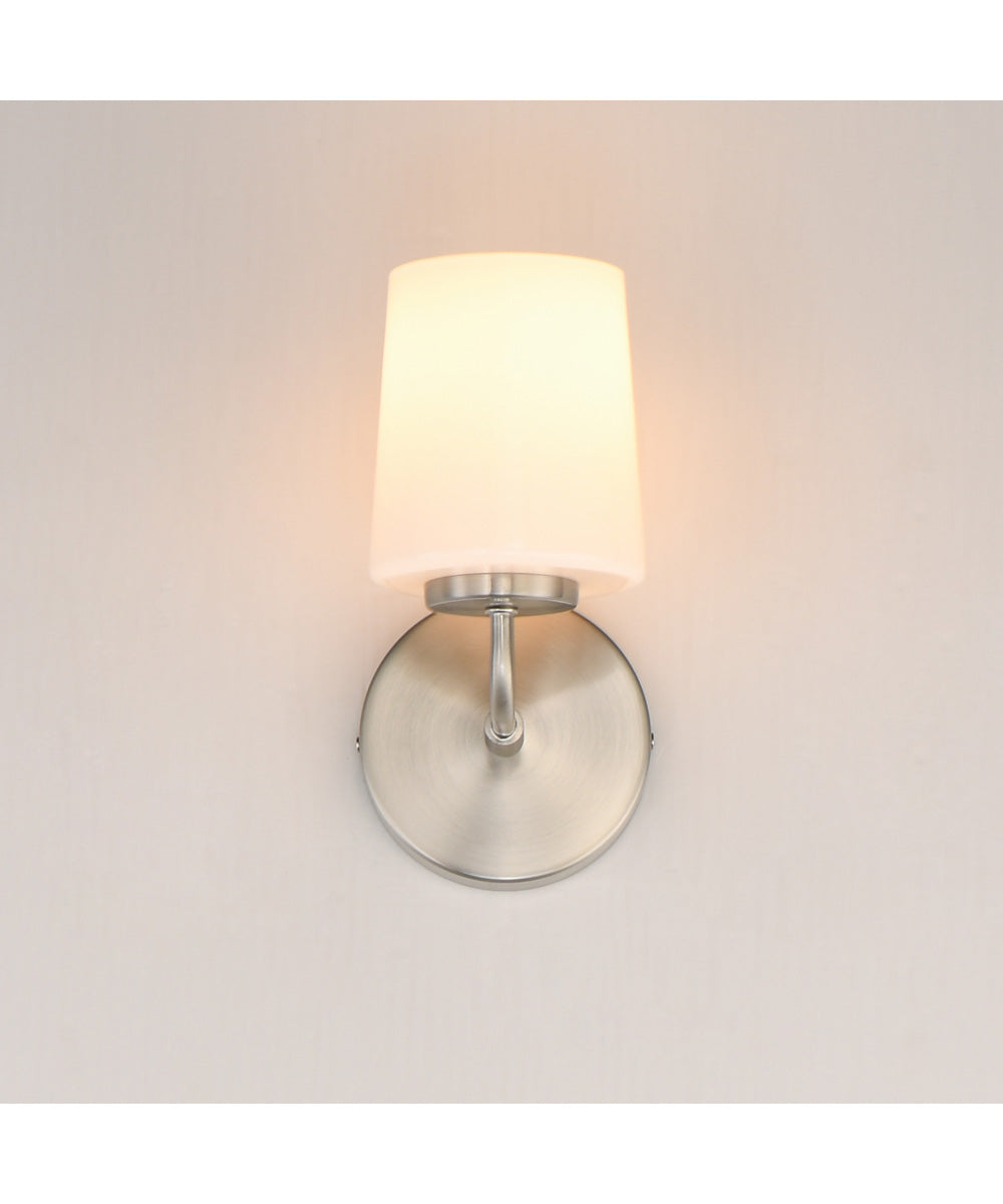 Durham 1-Light Wall Sconce Satin Nickel