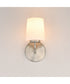 Durham 1-Light Wall Sconce Satin Nickel
