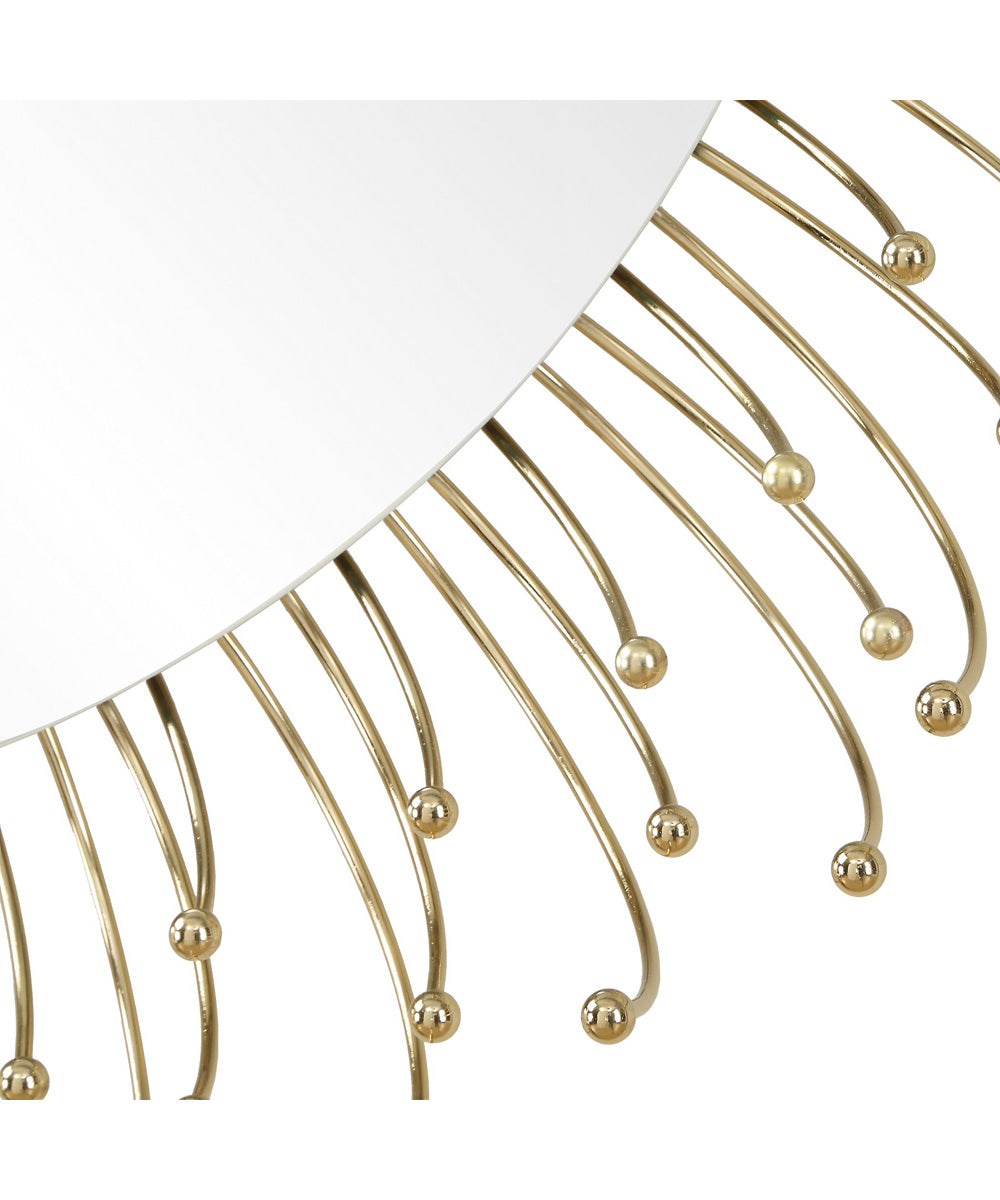 Aga Round Gold Mirror