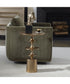 Flight Brass Accent Table