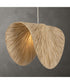 Bend 1 Light Raffia Pendant