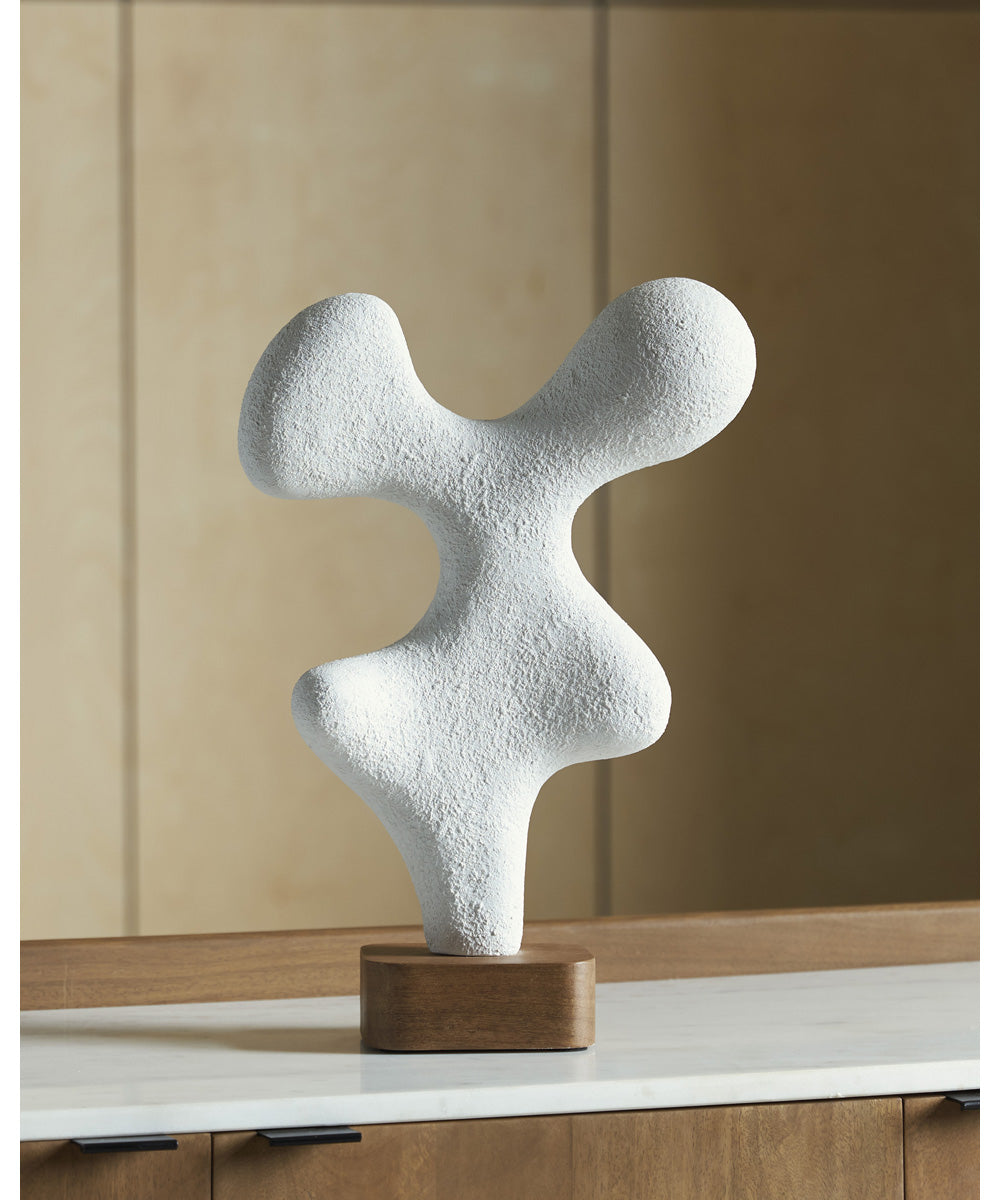 Lavarsen Sculpture White/Brown