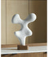 Lavarsen Sculpture White/Brown