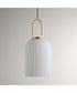 Stanza 1-Light Pendant Light Brushed Gold