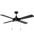 Quattro 52 inch 4-Blade Fan Black
