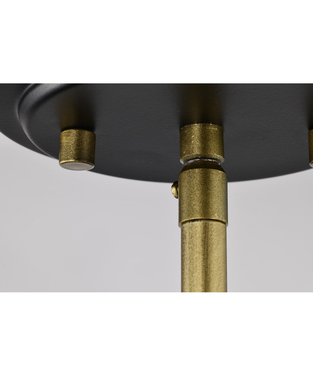 Admiral 1-Light Pendant Matte Black