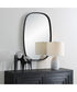 22x37" Wall Mirror Satin Black