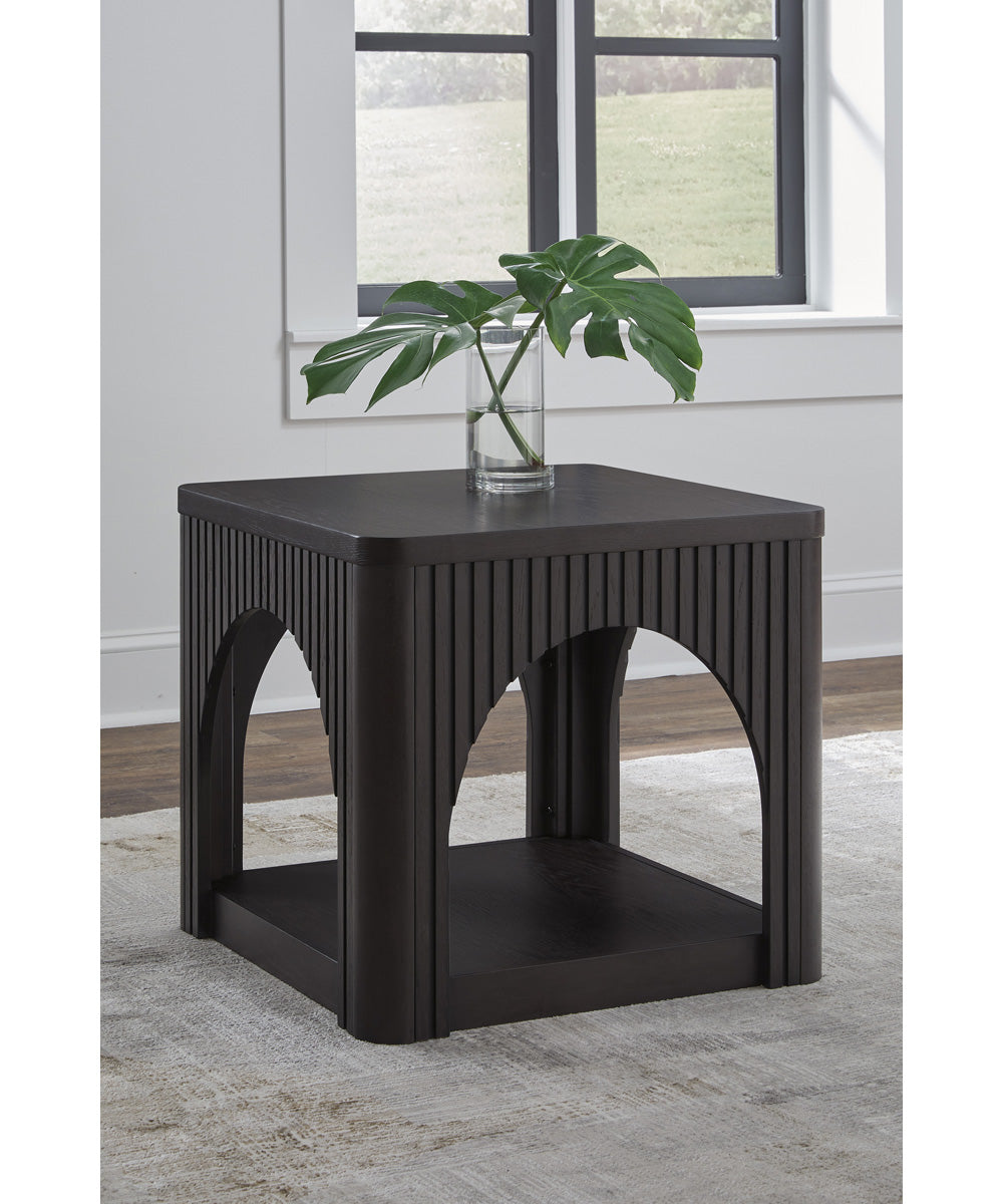 Yellink Square End Table Black