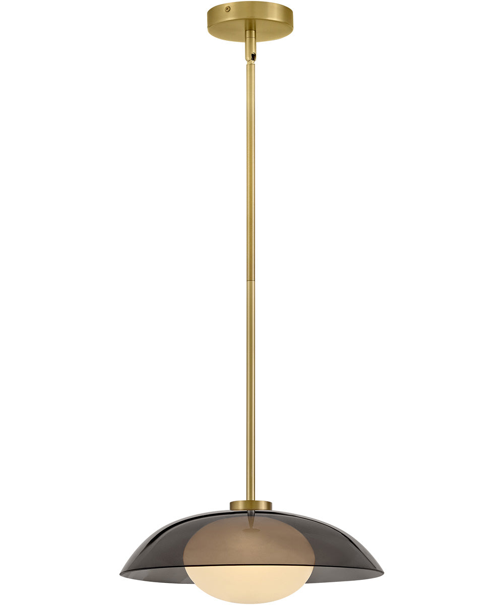 Jace LED-Light Medium Pendant in Lacquered Brass