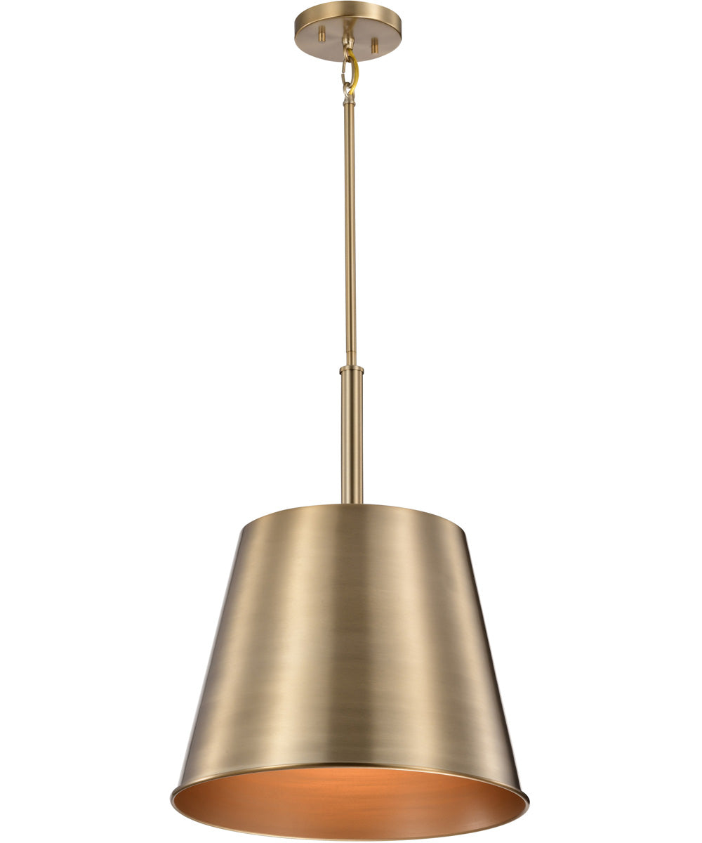 Alexis 1-Light Pendant Burnished Brass / Gold