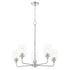 Raymond Chandelier Satin Nickel