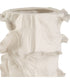 Ripple Crest White Vases Set of 2