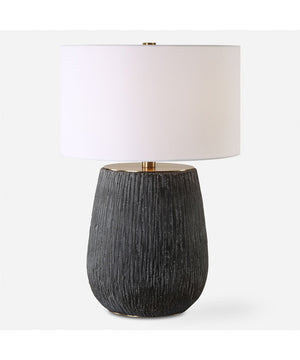 Americana Aged Black Table Lamp