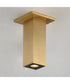 Culvert 7.5 inch LED Indoor Flush Mount Natural Aged Brass