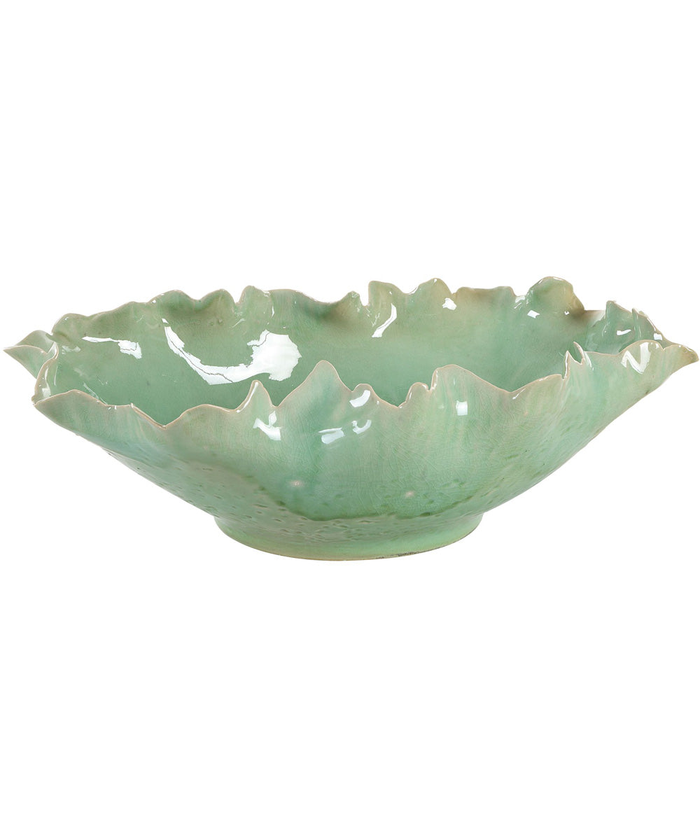 Lila Green Glass Bowl