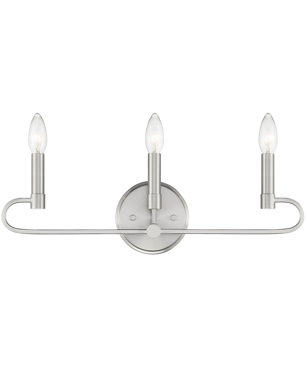 Summit 3 Light Vanity Brushed Nickel