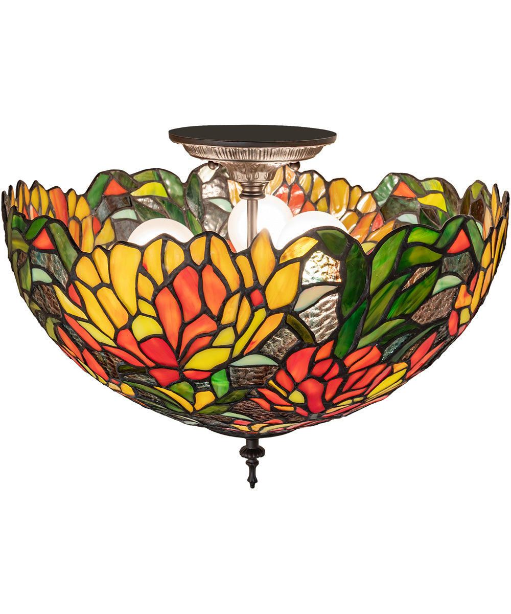 16" Wide Lamella Flushmount