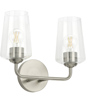 Celino 2-Light Bath & Vanity Brushed Nickel