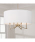Ingrid 4-Light Pendant Matte Brass