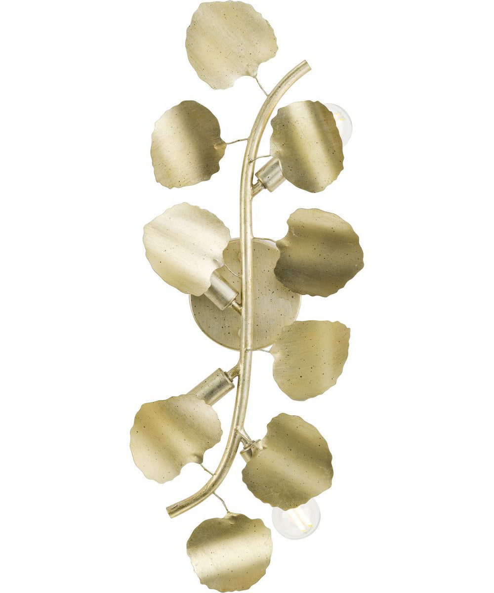 Laurel 4-Light Wall Bracket Gilded Silver