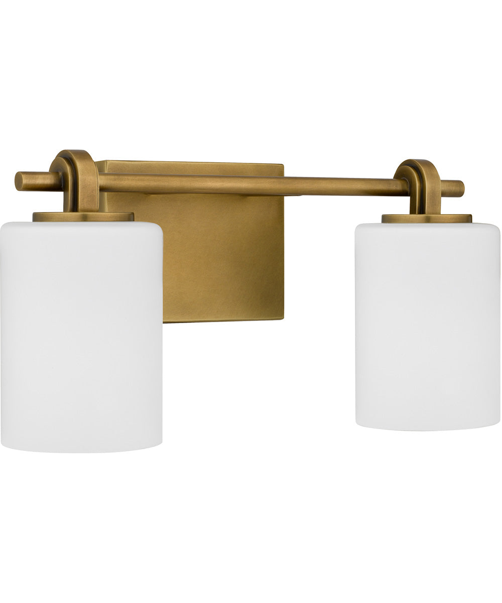 Morris 2-light Bath Light Weathered Brass