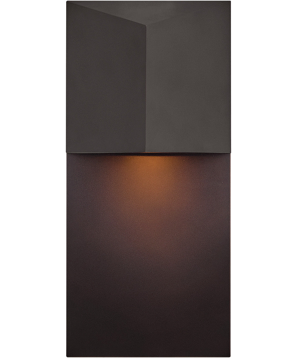 Treva 1-Light Small Wall Mount Lantern in Dark Oxidized Brass