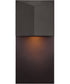 Treva 1-Light Small Wall Mount Lantern in Dark Oxidized Brass