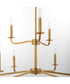 Rutherford 9-light Chandelier Brushed Brass