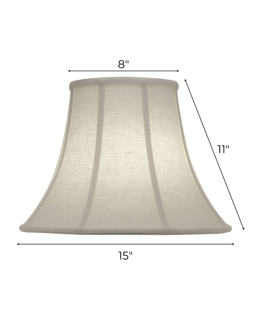 8x15x11 Cream Aberdeen Bell Softback Lampshade