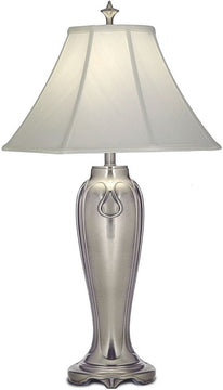 33"H 3-Way Table Lamp Antique Nickel
