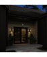 Ryle 1-Light Small Wall Lantern with Clear Glass Panels Antique Bronze
