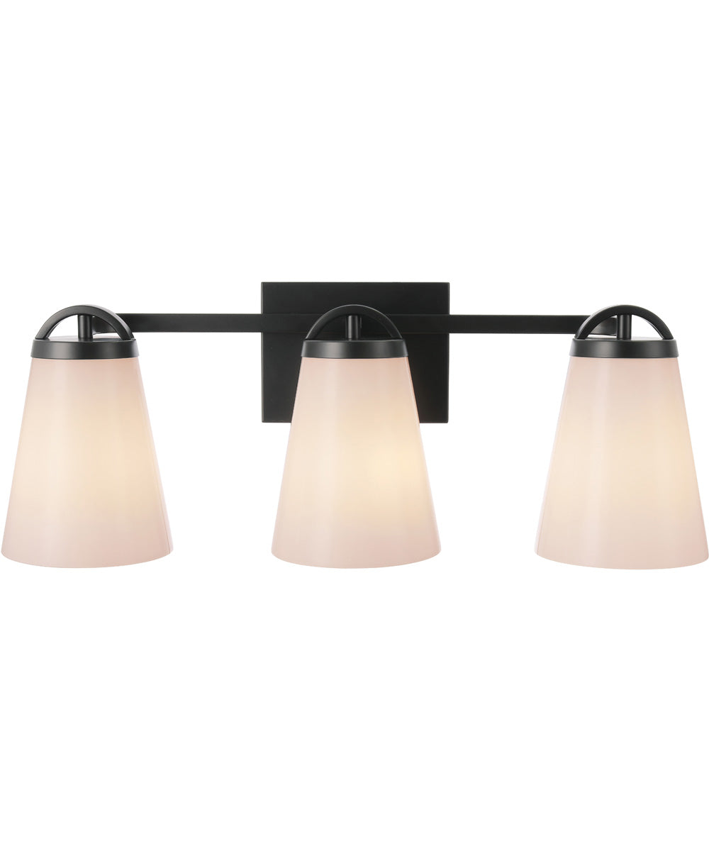 Zane 3-Light Lighting Flat Black