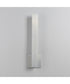 Alumilux Line 5CCT 18 inch LED Outdoor Wall Sconce Satin Aluminum