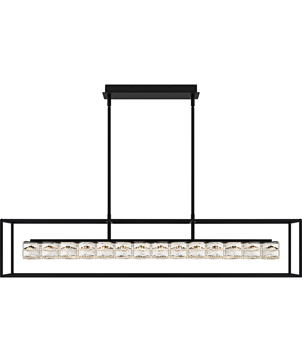 Dazzle Large Island Light Matte Black