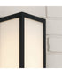 Irvin 1-Light Outdoor Wall-Lantern Black