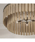 Jada 6-Light Pendant Dark Brass