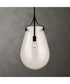 Dewdrop 1 Light Glass Shade Pendant