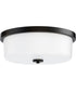 Fuller 3-Light Flush Mount Black