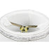 5"W x 4"H Down White Scallop Stretch Clip-on Candelabra Lampshade