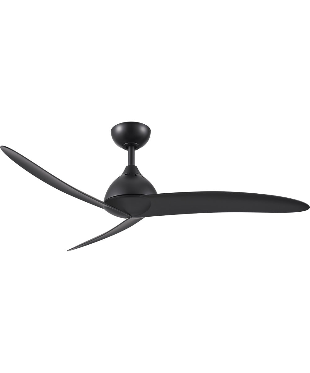 Nirra 52-in. 3-Blade Modern Ceiling Fan Matte Black