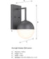 Pineview Outdoor Wall Sconce IO