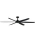Albatross 72 inch 6-Blade Marine Grade Fan Black