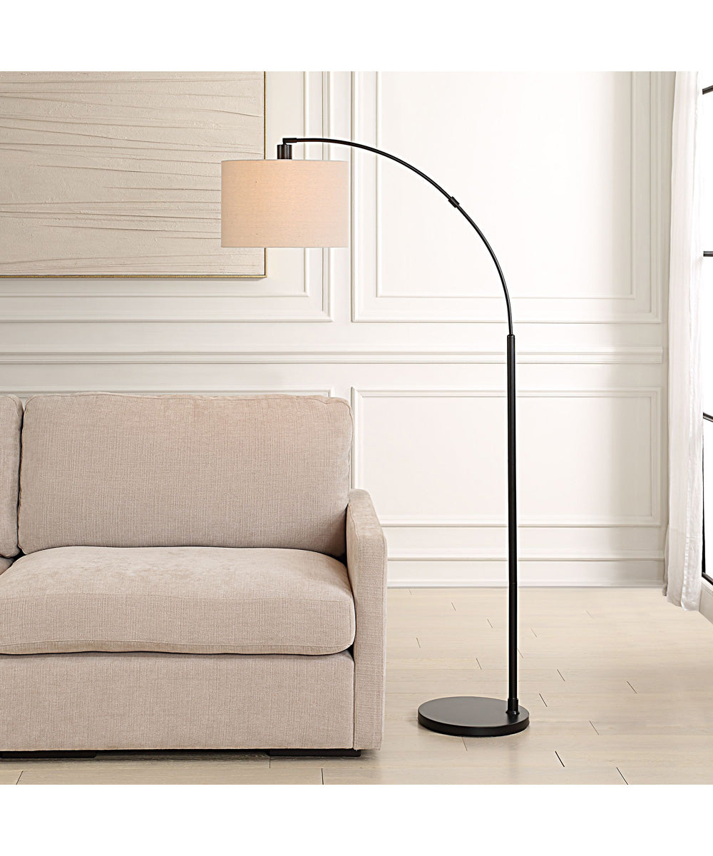 Arc Floor Lamp with Black Finish