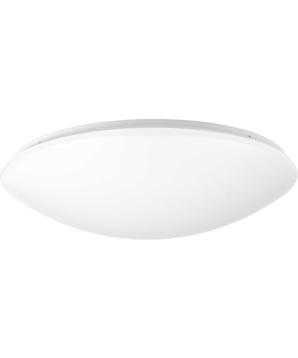 1-Light 17" LED Cloud Flush Mount White