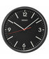 OPEN BOX Wall Clock Sano Metallic Black Glass Cover